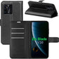 Betterfon Handyhülle Kompatibel Mit ZTE Blade V70 | Premium TPU Klapphülle Mit Kartenfächern | Magnetverschluss Wallet Flip Case Standfunktion | Schwarz Schwarz / Zte Blade V40 Vita
