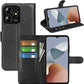 Betterfon Handyhülle Kompatibel Mit ZTE Blade V70 | Premium TPU Klapphülle Mit Kartenfächern | Magnetverschluss Wallet Flip Case Standfunktion | Schwarz Schwarz / Zte Blade V40 Vita