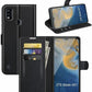 Betterfon Handyhülle Kompatibel Mit ZTE Blade V70 | Premium TPU Klapphülle Mit Kartenfächern | Magnetverschluss Wallet Flip Case Standfunktion | Schwarz Schwarz / Zte Blade V40 Vita