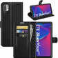 Betterfon Handyhülle Kompatibel Mit ZTE Blade V70 | Premium TPU Klapphülle Mit Kartenfächern | Magnetverschluss Wallet Flip Case Standfunktion | Schwarz Schwarz / Zte Blade V40 Vita