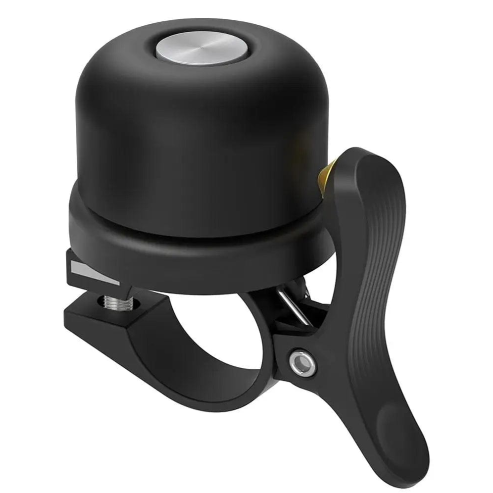 Bicycle Bell with Airtag Holder  Black