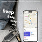 Bluetooth Finder Smart Tag Kompatibel Mit Apple „Wo Ist?“ (Nur Ios), Anti-Verlust Tracker Für Schlüssel, Koffer & Reisegepäck, Metall-Schlüsselanhänger Mit Austauschbarer Ersatzbatterie