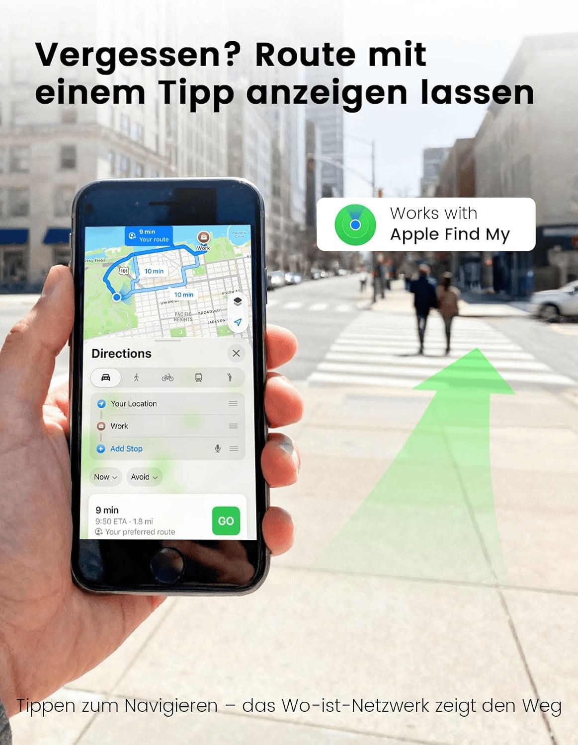Bluetooth Finder Smart Tag Kompatibel Mit Apple „Wo Ist?“ (Nur Ios), Anti-Verlust Tracker Für Schlüssel, Koffer & Reisegepäck, Metall-Schlüsselanhänger Mit Austauschbarer Ersatzbatterie