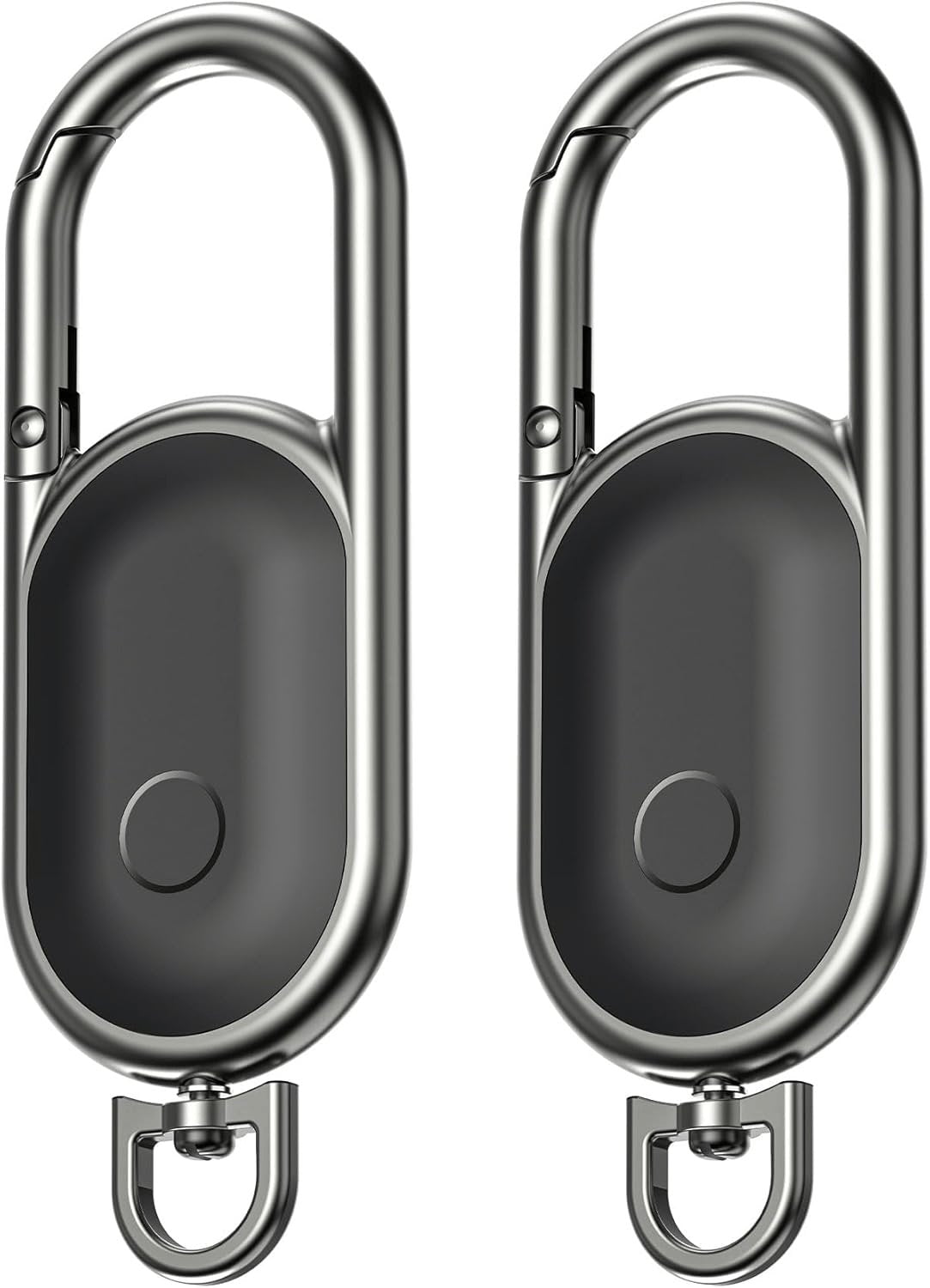 Bluetooth Finder Smart Tag Kompatibel Mit Apple „Wo Ist?“ (Nur Ios), Anti-Verlust Tracker Für Schlüssel, Koffer & Reisegepäck, Metall-Schlüsselanhänger Mit Austauschbarer Ersatzbatterie 2 Pack