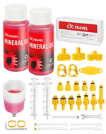 Bremsen Entlüftungsset Für SHIMANO, TEKTRO Hydraulische Scheibenbremsen, Entlüftungskit Enthält Hochleistungs-Mineralbremsflüssigkeit (120Ml).