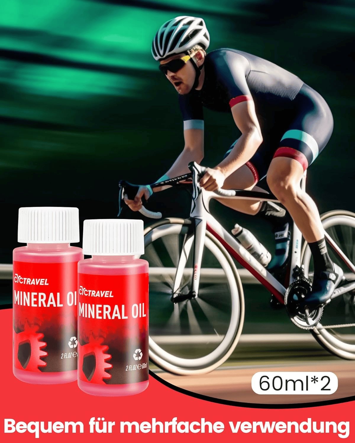 Bremsen Entlüftungsset Für SHIMANO, TEKTRO Hydraulische Scheibenbremsen, Entlüftungskit Enthält Hochleistungs-Mineralbremsflüssigkeit (120Ml).
