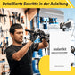 Bremsen Entlüftungsset Für Shimano,Tektro Und MAGURA Hydraulische Scheibenbremsen,Inklusive 120 ML Mineralbremsflüssigkeit, Transparenter Trichter