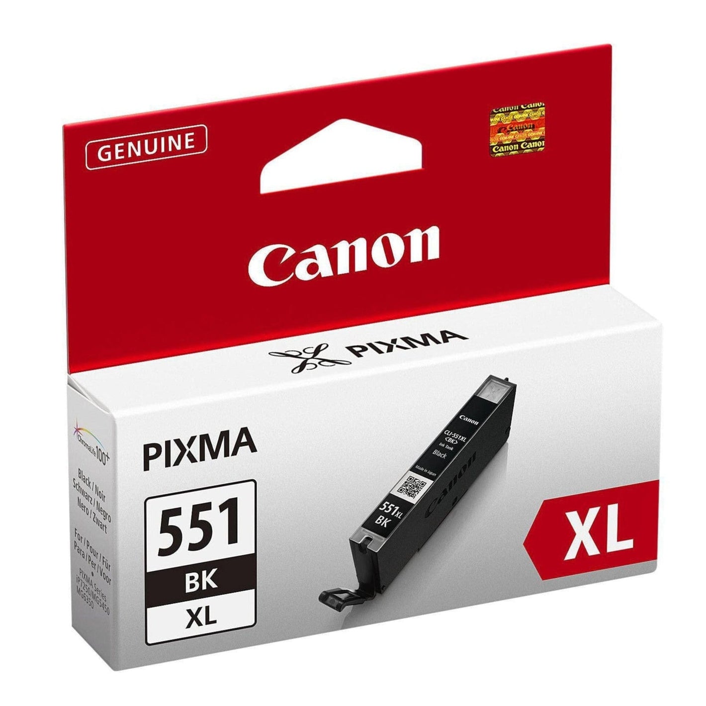 Canon CLI-551BK XL Black Ink Cartridge (High Capacity, 1 Piece)