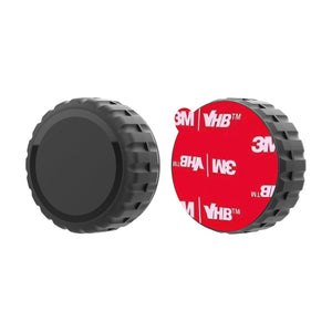 Case for Apple AirTag, Screw-On, Waterproof, Self-Adhesive - Black