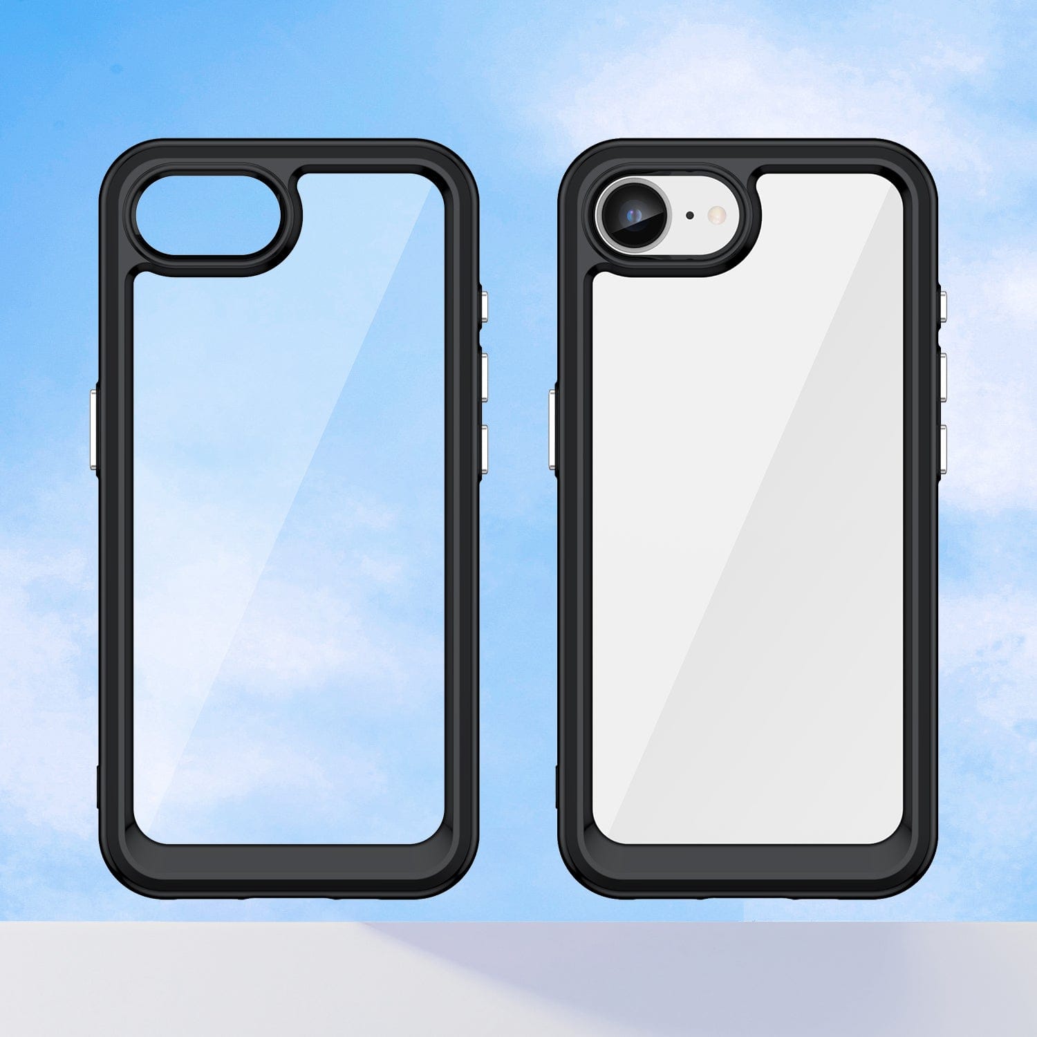 Case for iPhone 16e Flexible Frame Cover - Black