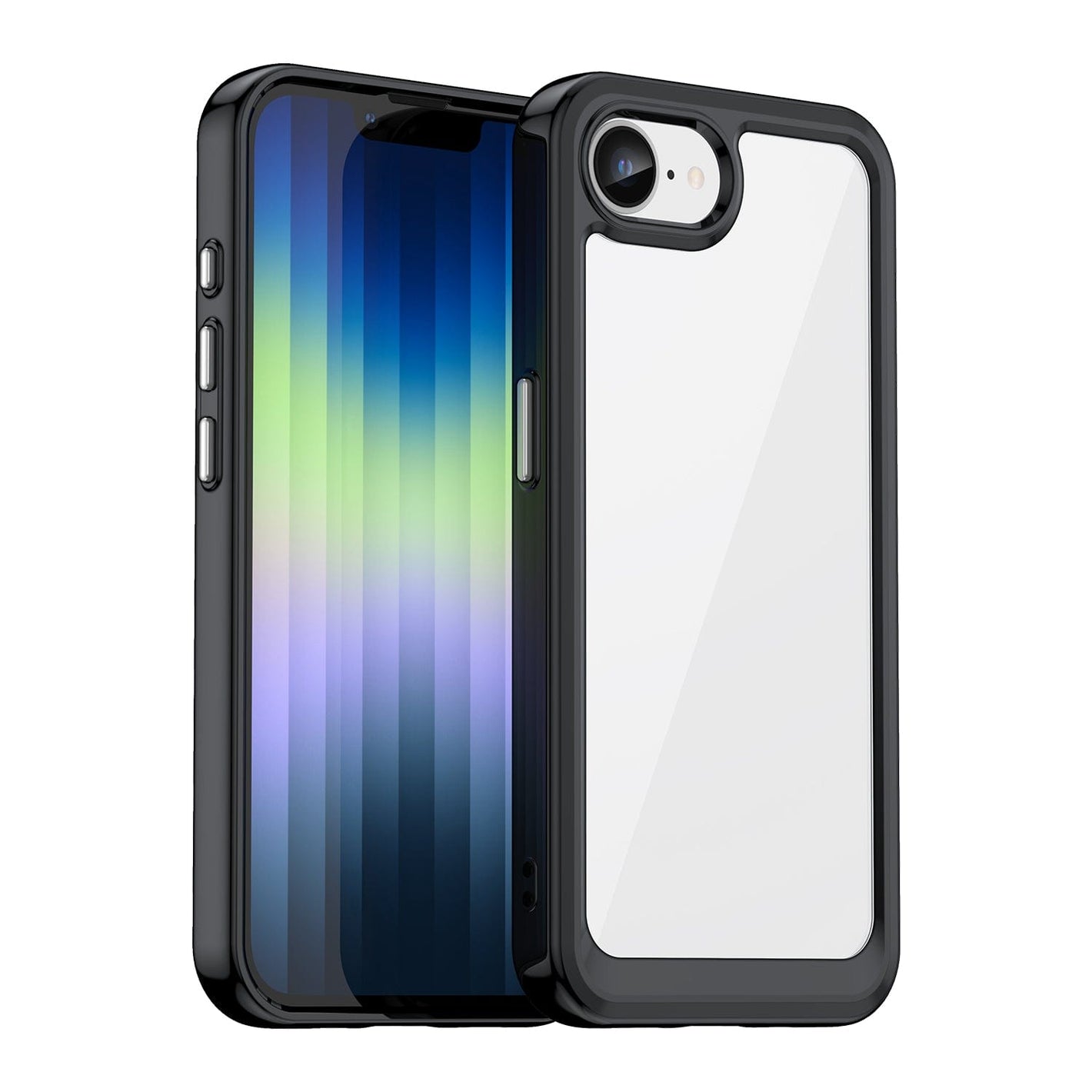 Case for iPhone 16e Flexible Frame Cover - Black