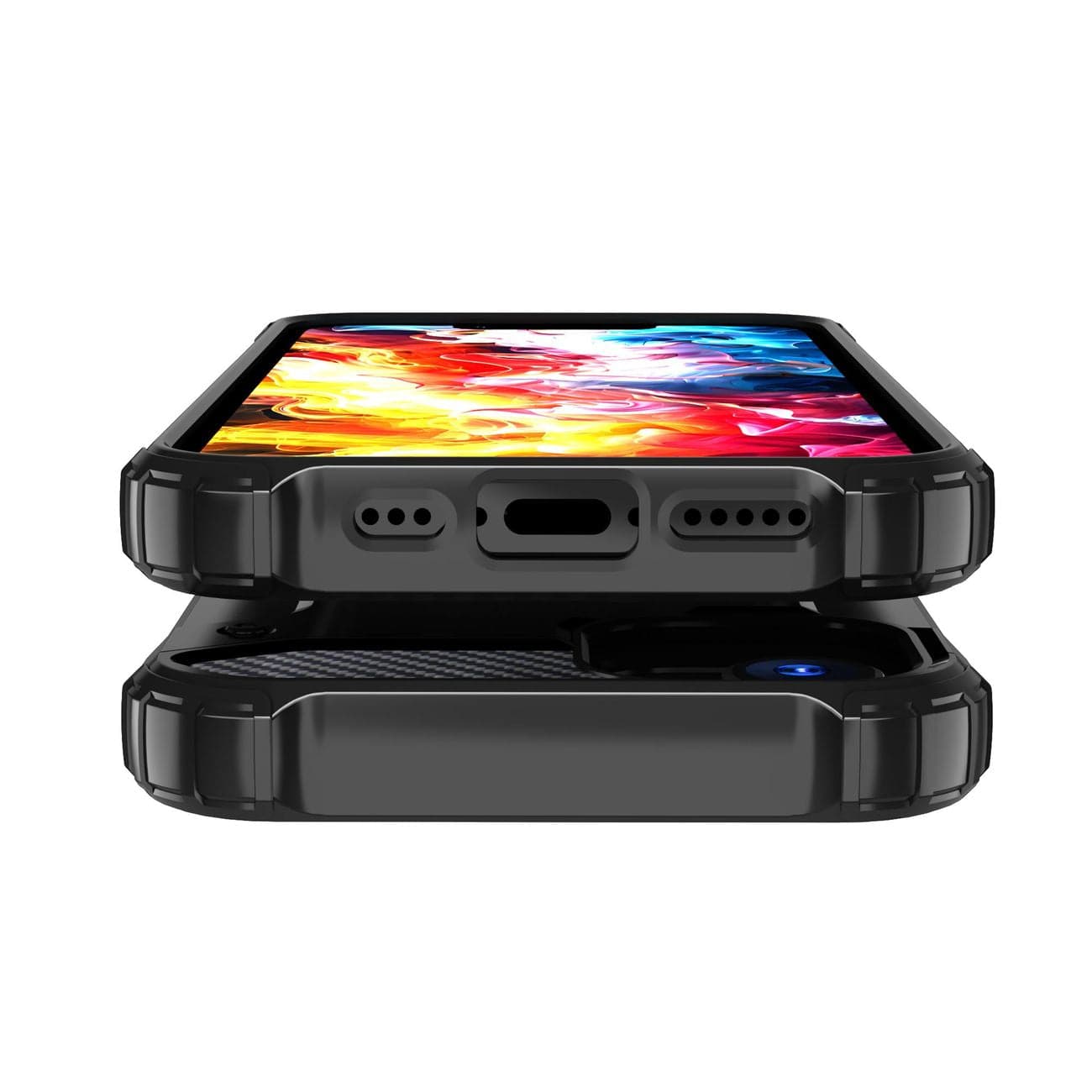 Case Hybrid Armor for iPhone 16e - Black