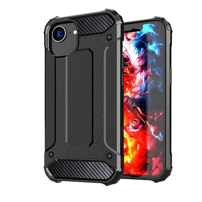 Case Hybrid Armor for iPhone 16e - Black