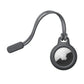 Case with loop for AirTag | Hardcase with cord for AirTag Black