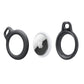 Case with loop for AirTag | Hardcase with cord for AirTag Black