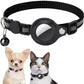 Cat Collar with Airtag Case  Neck 22-32cm / Black
