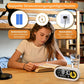 DOOMAY Moderner Digitaler Wecker Für Schlafzimmer & Nachttisch: Dual-Alarm Mit Va-Lcd-Display, 3 Helligkeitsstufen, Schlummerfunktion & Wochenendmodus – Type-C-Betrieben Mit Batterie-Backup