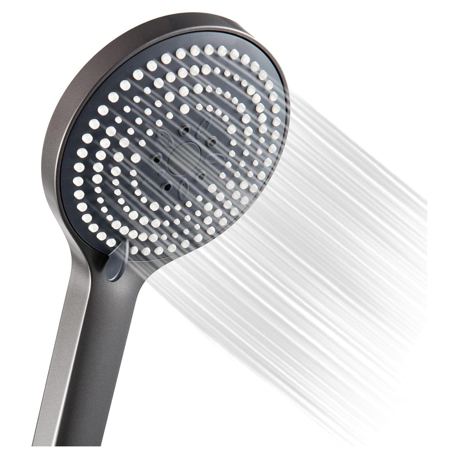 Duschkopf mit 6 Strahlarten Schwarzchrom