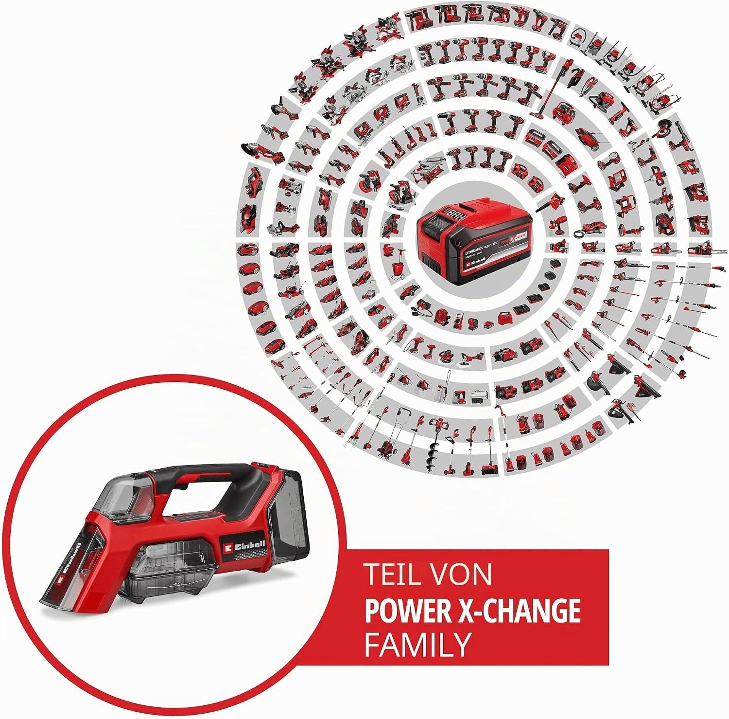 Einhell Akku-Waschsauger TE-SCL 18/200 Li-Solo