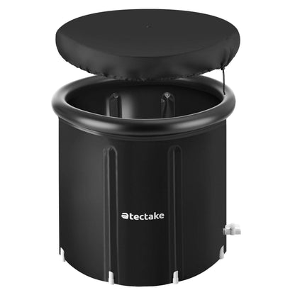 Eisbad mit aufblasbarem Aussenring und Abdeckung Ø 75 x 75 cm