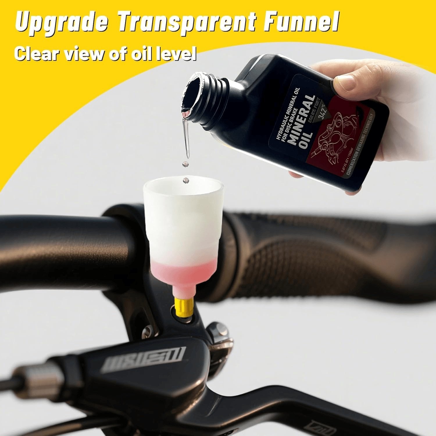 Fahrrad Bremsen Entlüftungskit Für Shimano,Tektro Und MAGURA, Bremsen Entlüftungsset Mit 150Ml Mineralöl Bremsflüssigkeit, Bremsenentlüftungsgerät Fahrrad Für MTB, Rennrad