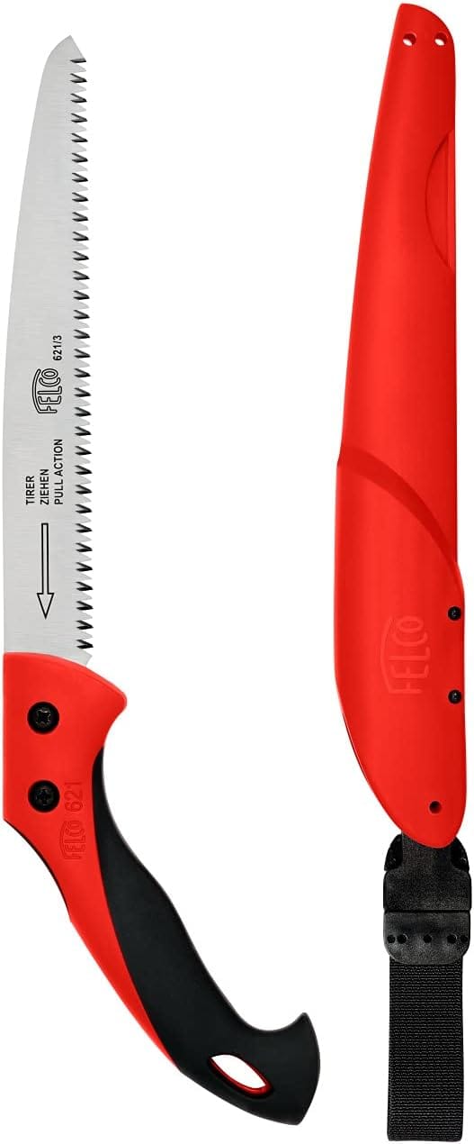 FELCO 630 Astsäge (Gebogene Säge Mit Ziehendem Schnitt, Sägeblatt 33 Cm, Schnitt-Ø 120 Mm, Länge 495 Mm, Baumsäge Inkl. Etui) Felco 611