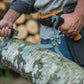 Fiskars Hebehaken Zur Holzbearbeitung, Inklusive Köcher, Schwarz/Orange, Woodxpert, 1003624 Hebehaken