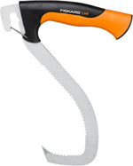 Fiskars Hebehaken Zur Holzbearbeitung, Inklusive Köcher, Schwarz/Orange, Woodxpert, 1003624 Hebehaken