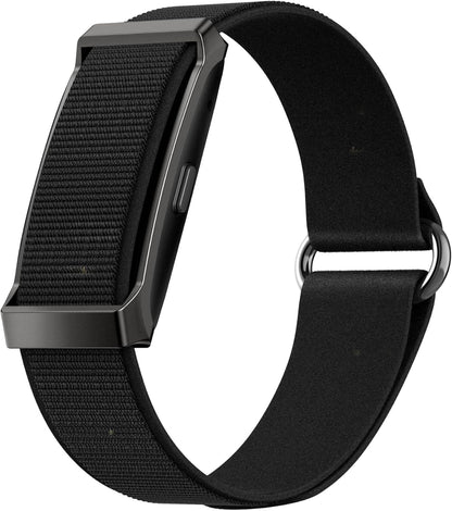 Fitness Armband Ohne Display Aktivitätstracker Damen Herren Mit Integriertem GPS, Pulsmesser, SPO₂ Schrittzähler, Schlafmonitor, Whatsapp Benachrichtigungen, 2 Armbänder Schwarz + Blau