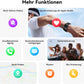 Fitness Tracker Damen Herren Ohne Display, Smartband Smartwatch 24/7 Aktivitäts Und Schlaftracker Mit Herzfrequenz Mit Ki-Analyse, 60 Tage Akkulaufzeit, 170+ Sportmodi, Kein ABO Erforderlich Schwarz