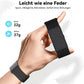 Fitness Tracker Damen Herren Ohne Display, Smartband Smartwatch 24/7 Aktivitäts Und Schlaftracker Mit Herzfrequenz Mit Ki-Analyse, 60 Tage Akkulaufzeit, 170+ Sportmodi, Kein ABO Erforderlich Schwarz