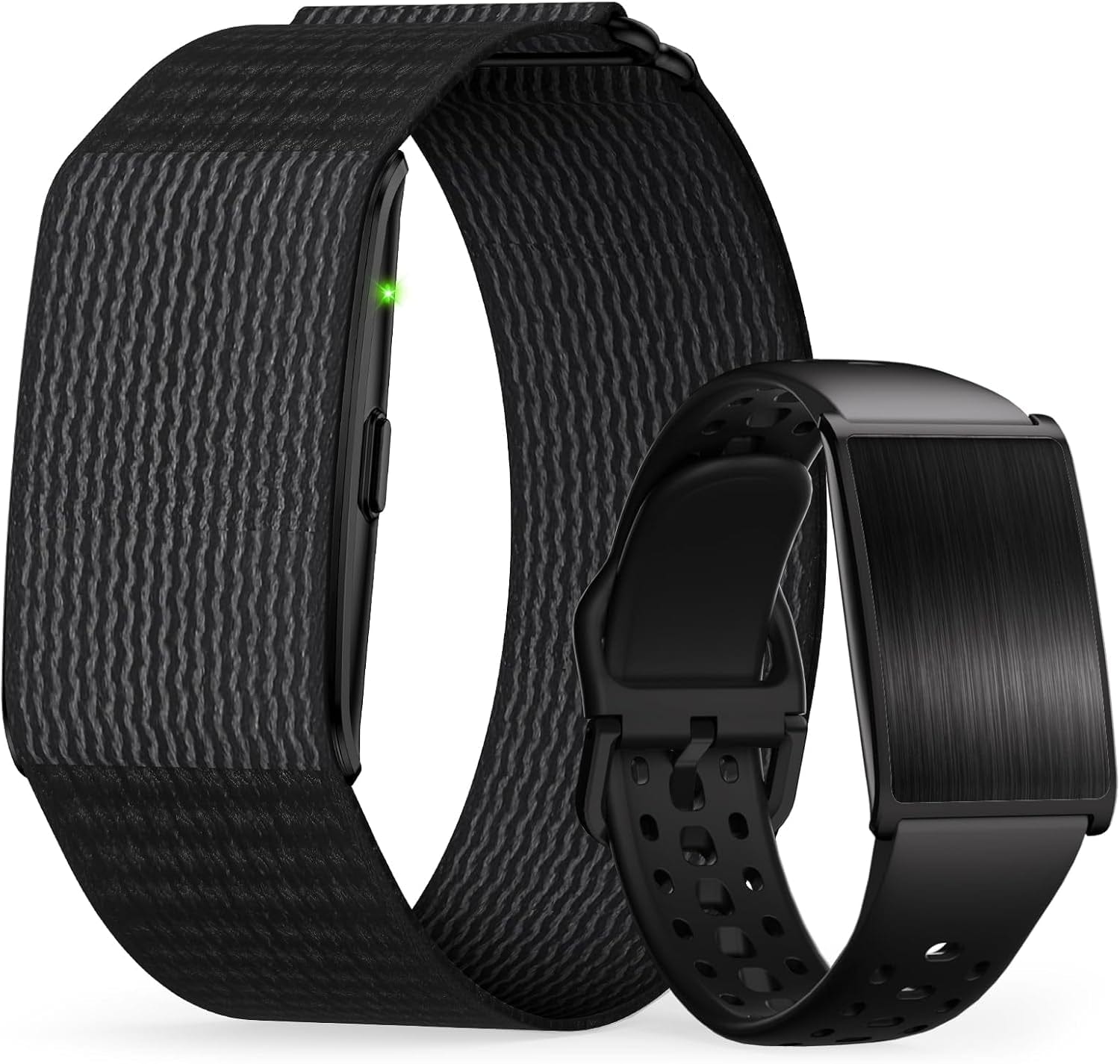 Fitness Tracker Damen Herren Ohne Display, Smartband Smartwatch 24/7 Aktivitäts Und Schlaftracker Mit Herzfrequenz Mit Ki-Analyse, 60 Tage Akkulaufzeit, 170+ Sportmodi, Kein ABO Erforderlich Schwarz