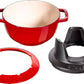 Fondue Set Kirschrot Kirschrot / 18 Cm
