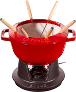 Fondue Set Kirschrot Kirschrot / 18 Cm
