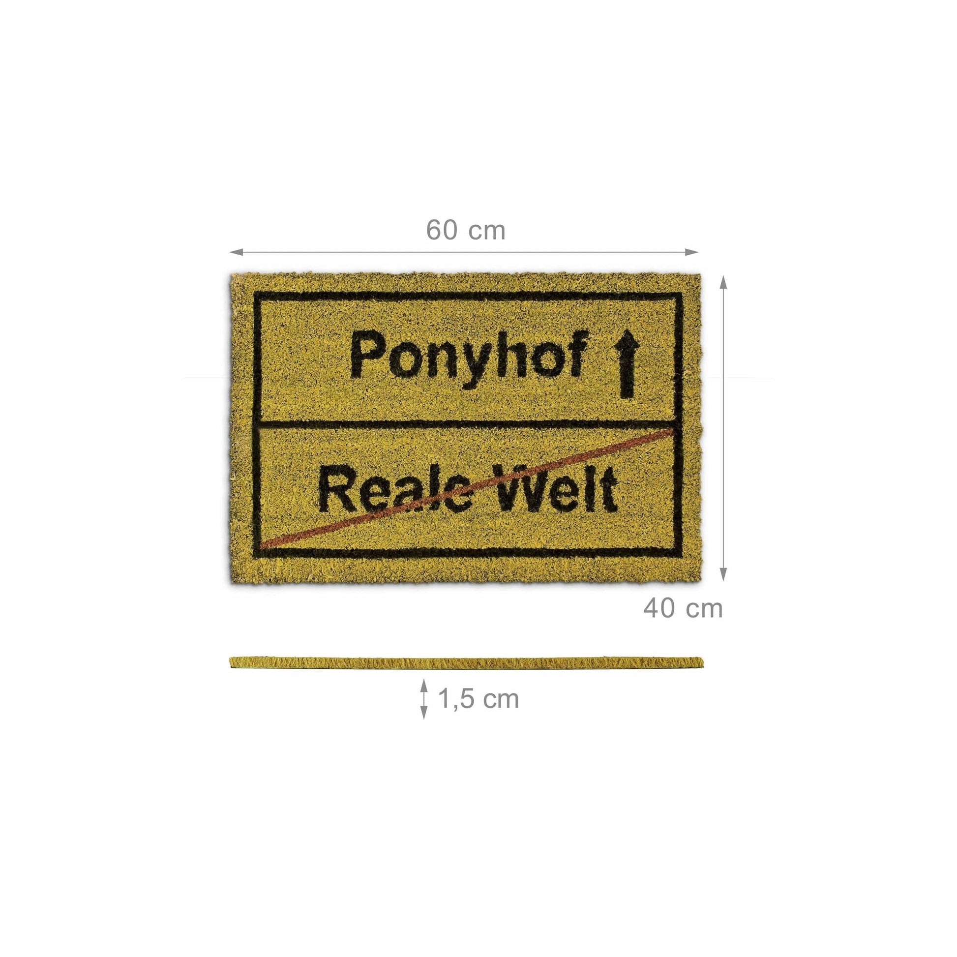 Fussmatte Ponyhof