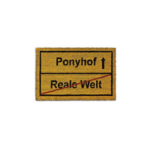 Fussmatte Ponyhof