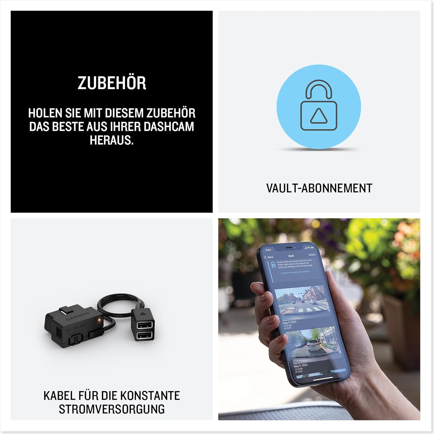 Garmin Dash Cam™ Mini 3 - Kleine Dash Cam Mit 1.080P Hd-Auflösung, 140° Bildwinkel, Garmin Clarity Polfilter Und Automatischer Unfallerkennung Dash Cam Mini 3