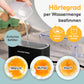 Gourmetmaxx Design Eierkocher Für 2 Eier | Kompakter Egg Boiler | Egg Cooker Mit Eierstecher, Messbecher & Signalton | 3 Härtegrade | Leichte Reinigung & Spülmaschinenfeste Teile Schwarz / 2 Eier