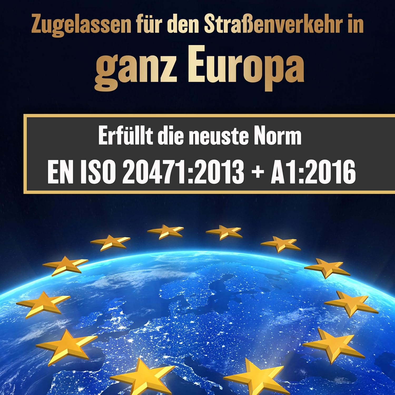 HELDENWERK Auto Warnweste 2Er Set Für Erwachsene Europaweit Einsetzbar - Reflektierende Warnwesten 2025 - PKW Sicherheitsweste, Pannenweste, KFZ Weste