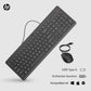 HP 150 Kabelgebundene Maus-Tastaturkombination, USB-A Anschlüsse, 12 Fn Tasten, 1.600 DPI, Funktioniert Mit Windows & Mac, Leise, QWERTZ Layout, Schwarz