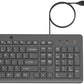 HP 150 Kabelgebundene Maus-Tastaturkombination, USB-A Anschlüsse, 12 Fn Tasten, 1.600 DPI, Funktioniert Mit Windows & Mac, Leise, QWERTZ Layout, Schwarz