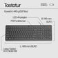 HP 150 Kabelgebundene Maus-Tastaturkombination, USB-A Anschlüsse, 12 Fn Tasten, 1.600 DPI, Funktioniert Mit Windows & Mac, Leise, QWERTZ Layout, Schwarz