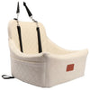 Hundeautositz für kleinere Hunde - Beige