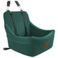 Hundeautositz Für Mittelgroßen Hund, Haustierreise-Autobett Mit Sicherheitsgurt Channle, Abnehmbarer Und Waschbarer Autohundesitz Mit Verstellbaren Gurten, (Red, Medium) Green / Medium