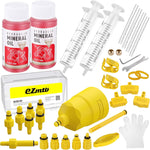 Hydraulisches Bremsen-Entlüftungsset Für Shimano, TEKTRO, MAGURA Bremssysteme, Inklusive Hochleistungs-Bremsflüssigkeit 120 Ml Universal Für Shimano/Tektro/Magura