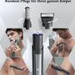 Intimrasierer Mann, Kensen 2 in 1 Rasierer Herren Intimbereich Wasserdicht Körperrasierer Herren Typ-C Bodygroom Herren Nass Trocken Intim Rasierer Männer Beine Brust Achselhöhle Leiste Aufsteckkämme Schwarz