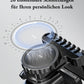 Intimrasierer Mann, Kensen 2 in 1 Rasierer Herren Intimbereich Wasserdicht Körperrasierer Herren Typ-C Bodygroom Herren Nass Trocken Intim Rasierer Männer Beine Brust Achselhöhle Leiste Aufsteckkämme Schwarz