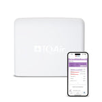 Iqair Airvisual Indoor Luftqualitätsmessgerät Für Innenräume. CO2 Messgerät & PM2.5 Feinstaubmonitor Mit App. Wifi Smart Air Quality Monitor Mit AQI Echtzeitdaten, Temperatur & Luftfeuchtigkeit Airvisual Outdoor