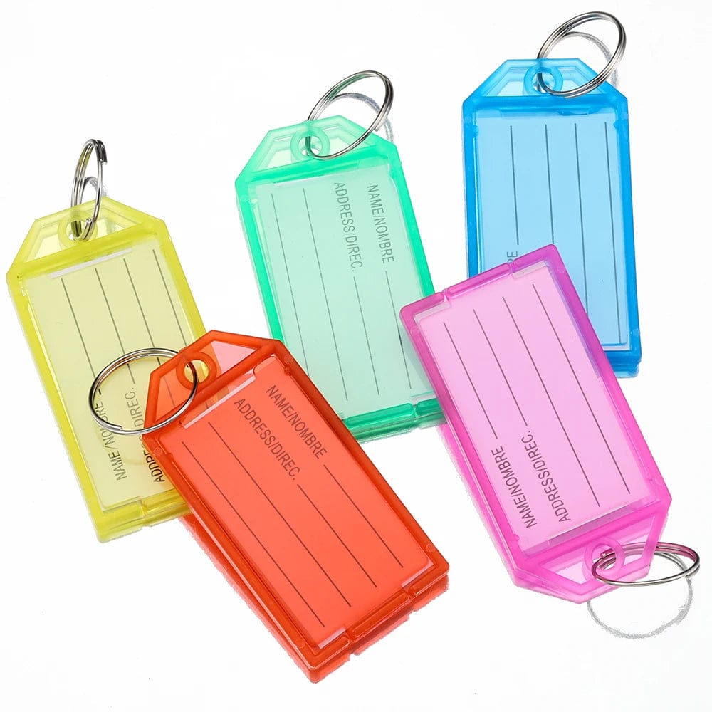 Key Tags with Flap Label Window  5 / Mixed