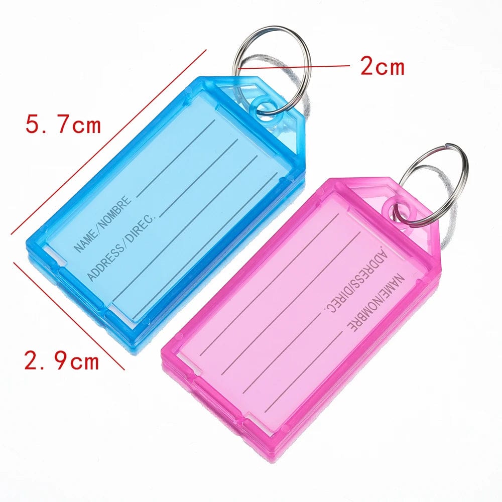 Key Tags with Flap Label Window  5 / Mixed